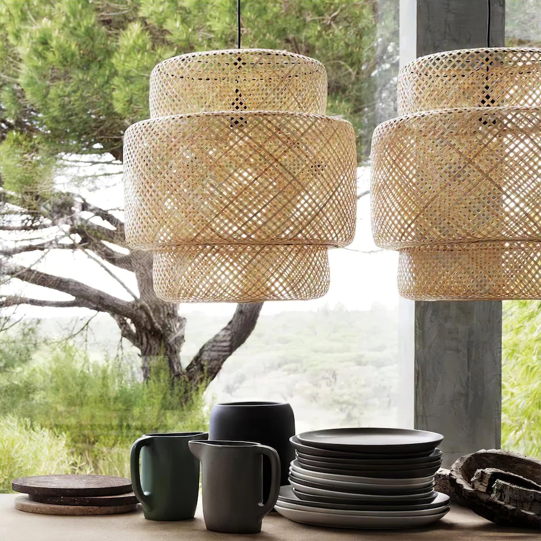 Bamboe Pendellampe pour une Lumière Chaleureuse dans chaque Pièce
