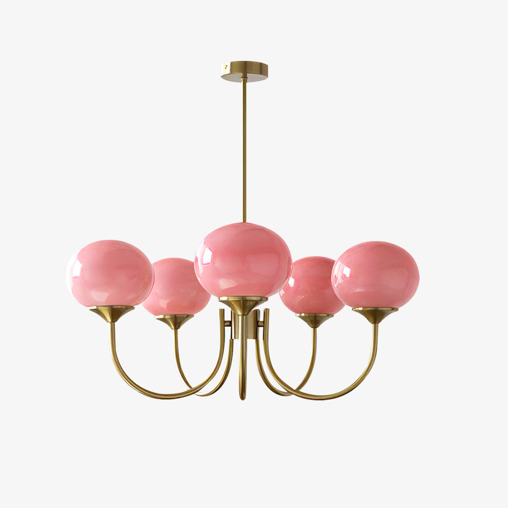 Lueur D'amour : Kronleuchter Aus Marshmallow au Design Moderne