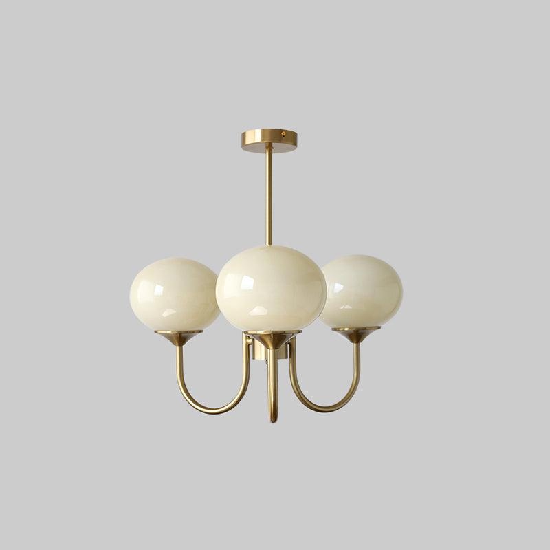 Lueur D'amour : Kronleuchter Aus Marshmallow au Design Moderne