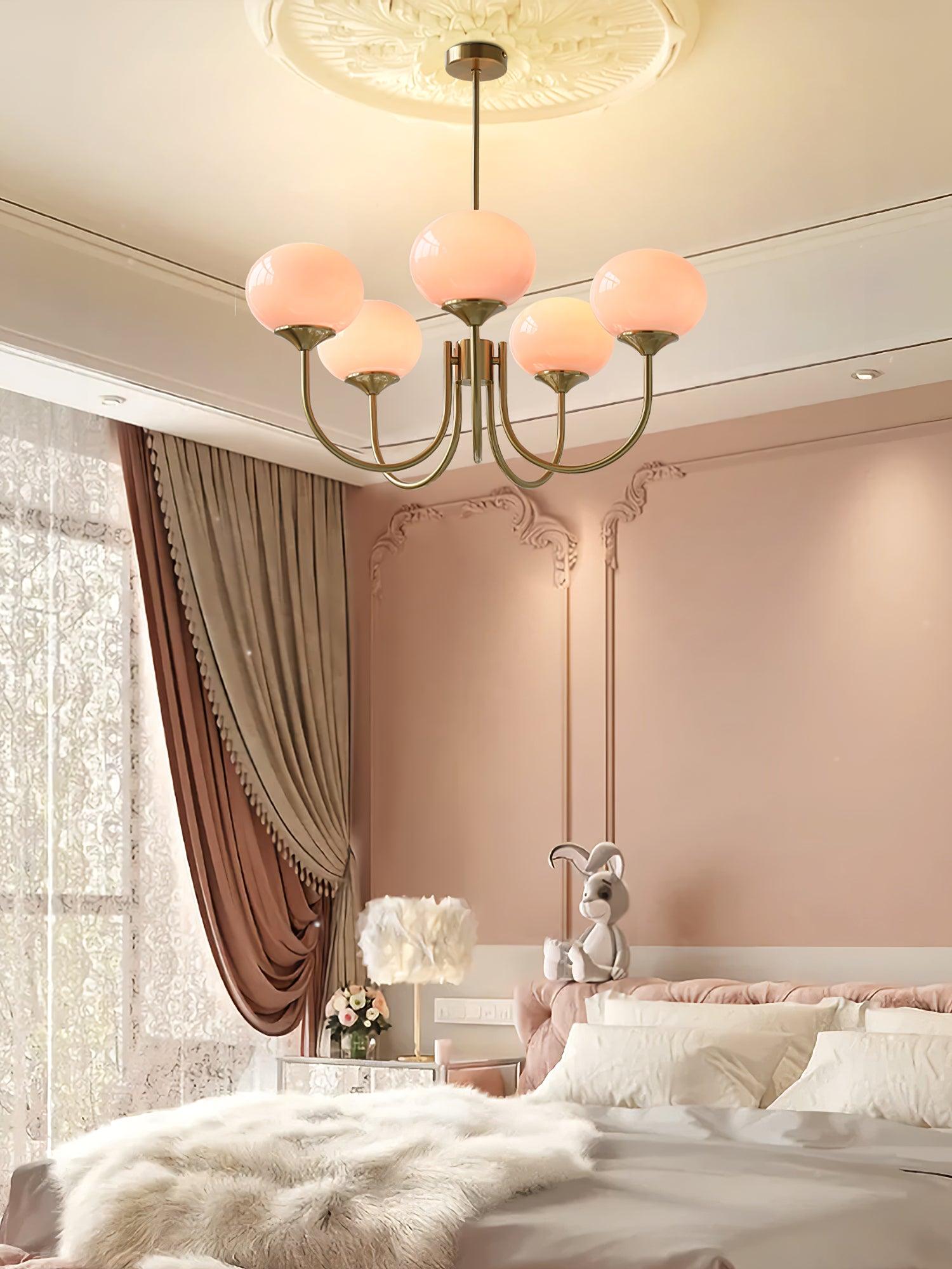 Lueur D'amour : Kronleuchter Aus Marshmallow au Design Moderne