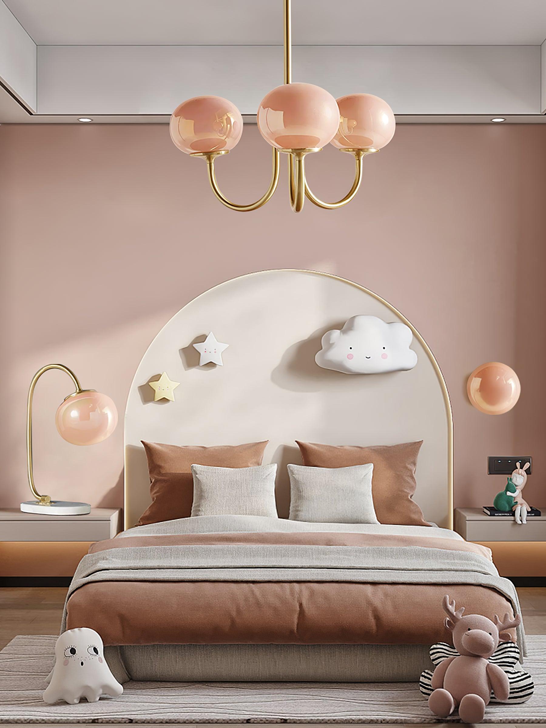 Lueur D'amour : Kronleuchter Aus Marshmallow au Design Moderne
