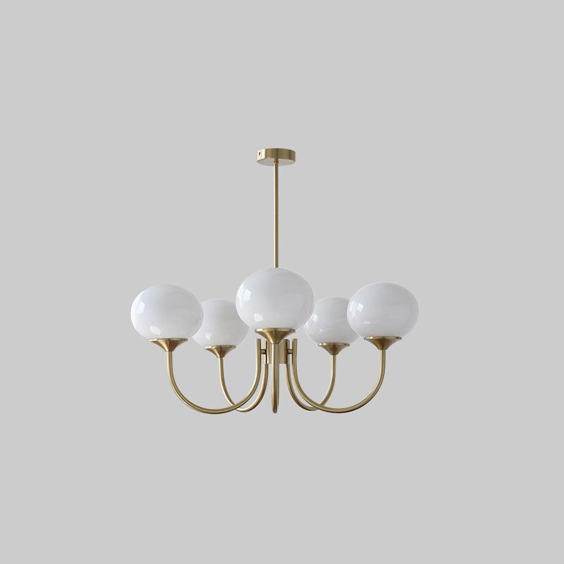 Lueur D'amour : Kronleuchter Aus Marshmallow au Design Moderne