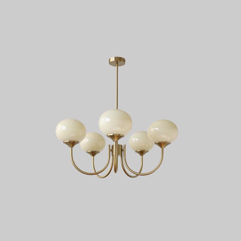 Lueur D'amour : Kronleuchter Aus Marshmallow au Design Moderne