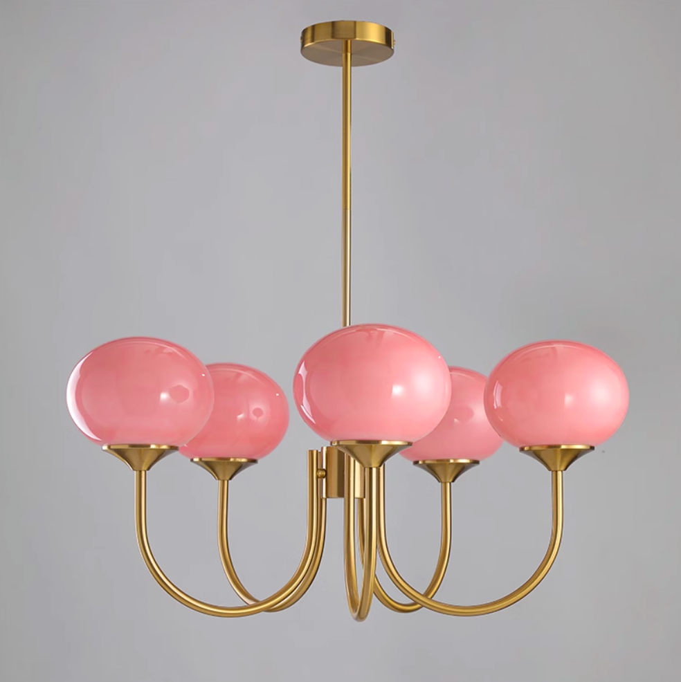 Lueur D'amour : Kronleuchter Aus Marshmallow au Design Moderne