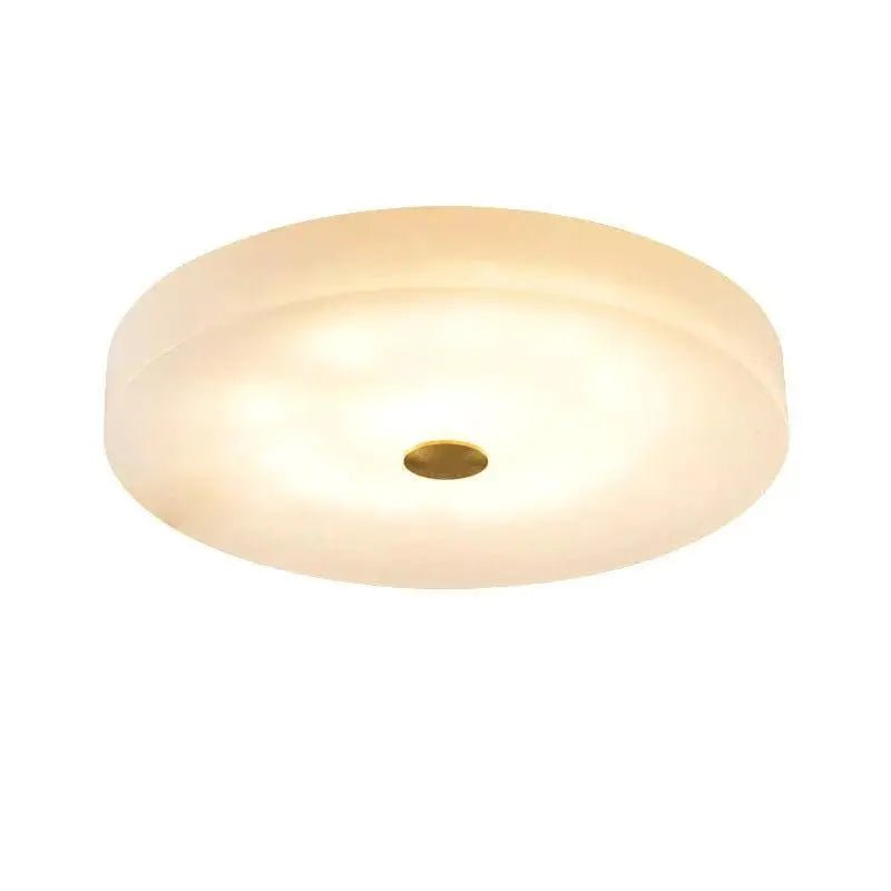 Apportez du Luxe avec L'alabaster éclairage Intégré Ronde