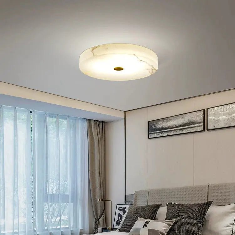Apportez du Luxe avec L'alabaster éclairage Intégré Ronde