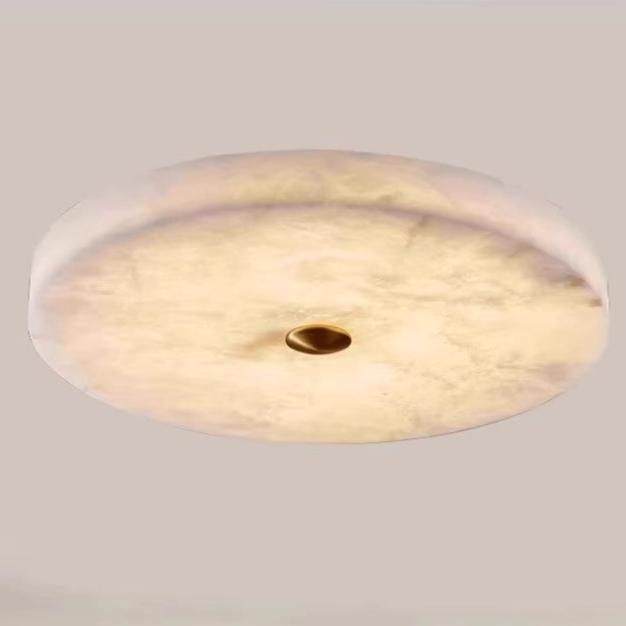 Apportez du Luxe avec L'alabaster éclairage Intégré Ronde