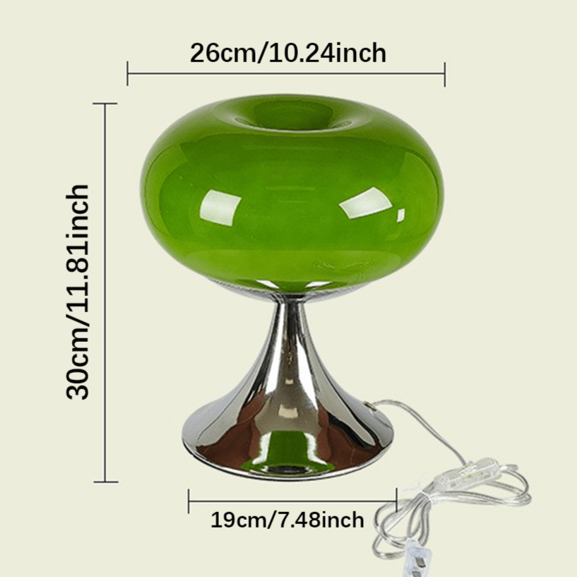 Lampe de Table Antique Pomme pour un éclat Doux et Accueillant