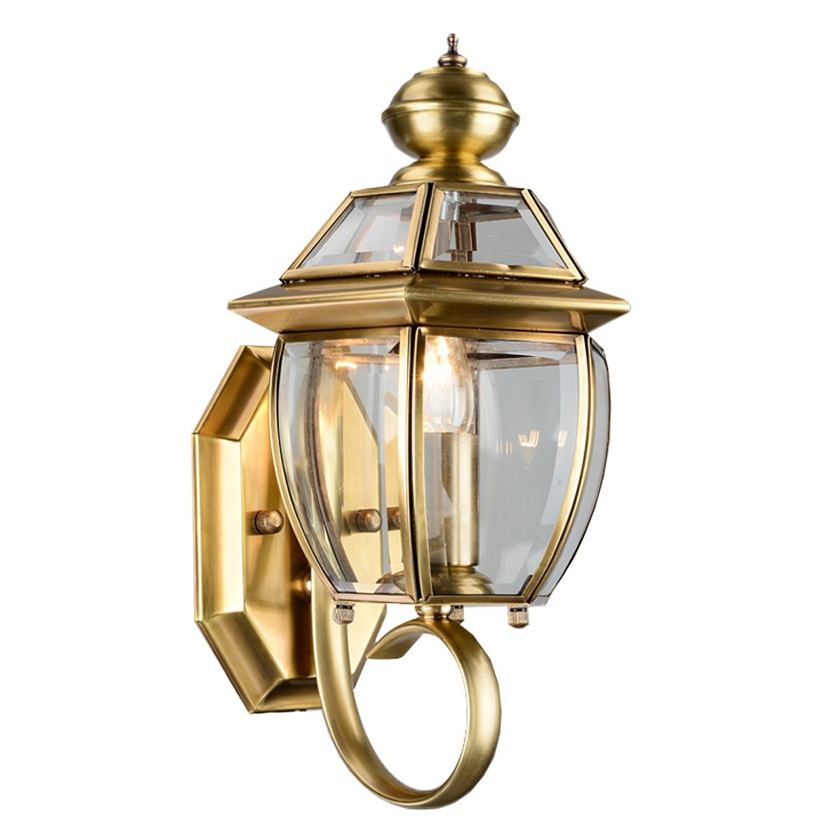 Éclairez votre Extérieur avec L'élégante Antiken Messing Lampe