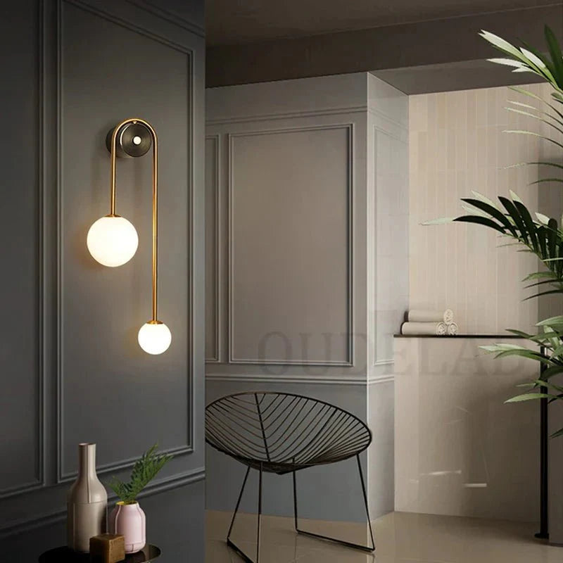 Lampe Auroraglass: Design Moderne et élégante pour une Ambiance Chaleureuse