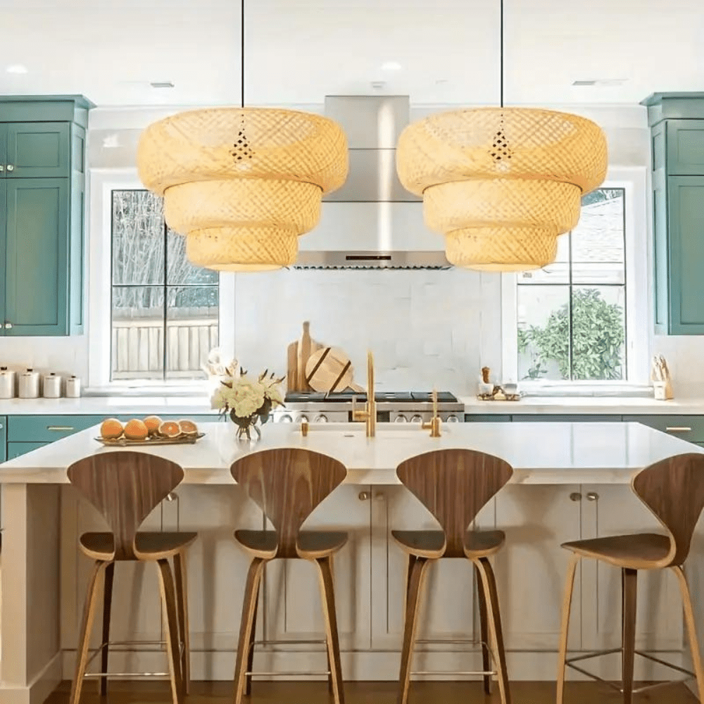 Illuminez votre Espace avec la Boho Bamboe Pendelleuchte élégante