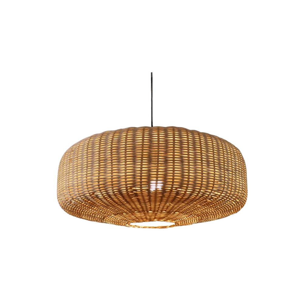 Illuminez votre Espace avec L'élégance Unique du Lustre en Rattan