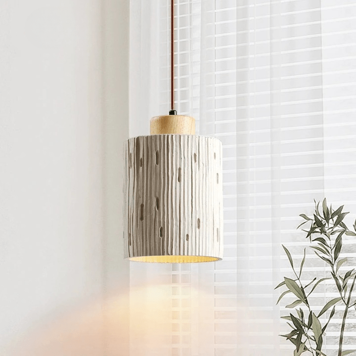 Illuminez votre Espace avec Cette Pendelleuchte Rétro en Béton