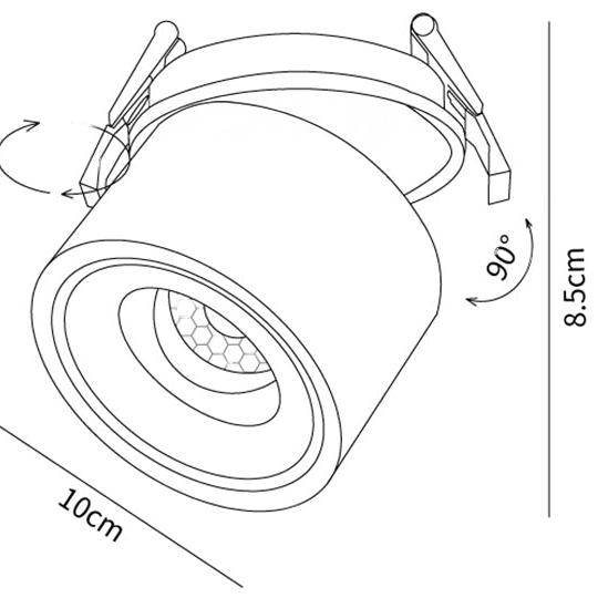 Die Cilinder Einbau Lampe : élégance et Efficacité à Portée de Main