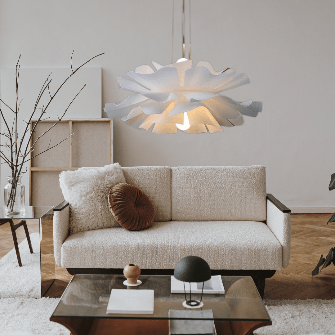 Illuminez votre Intérieur avec la Pendelleuchte Cloud Flower élégante