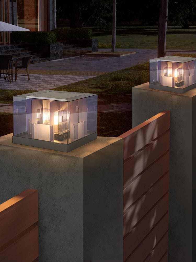 Lumière Douce Cubex Gleam, Nahtlos In Cada Jardins avec énergie Solaire