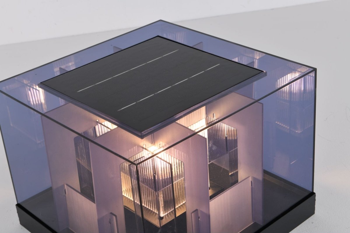 Lumière Douce Cubex Gleam, Nahtlos In Cada Jardins avec énergie Solaire