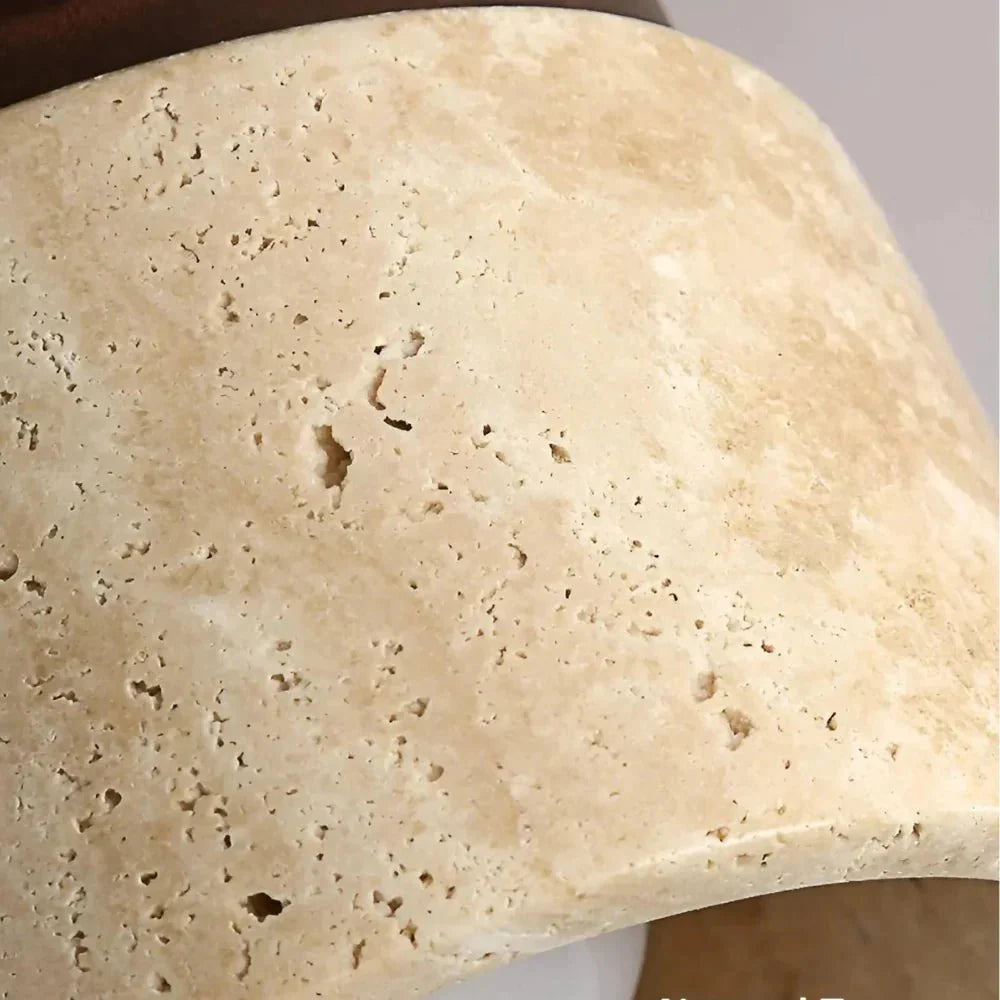 Apportez Douceur et Style avec la Travertin Led-deckenlampe en Bois