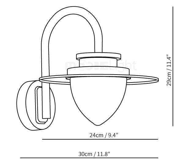 Illuminez votre Extérieur avec la Dennenappel Buitenwandlamp élégante
