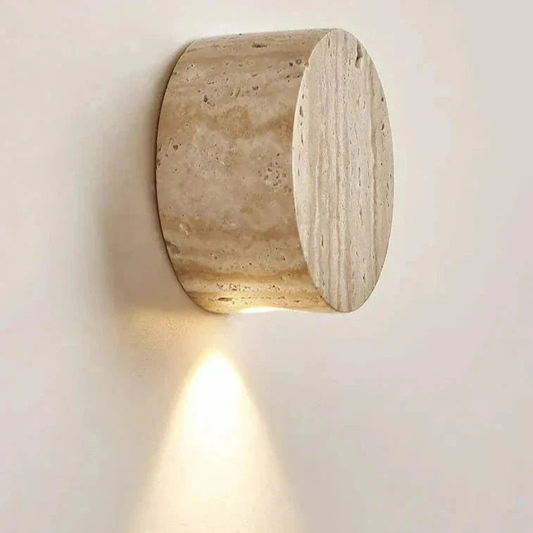 Illuminez votre Espace avec la élégante Lampe Murale Beige Travertijn