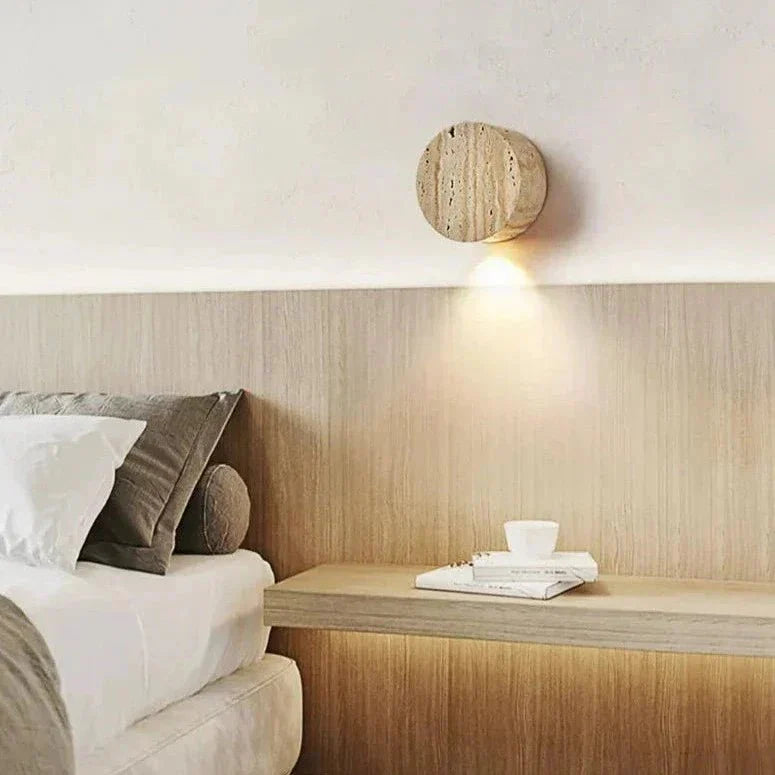Illuminez votre Espace avec la élégante Lampe Murale Beige Travertijn