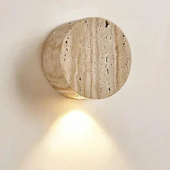 Illuminez votre Espace avec la élégante Lampe Murale Beige Travertijn