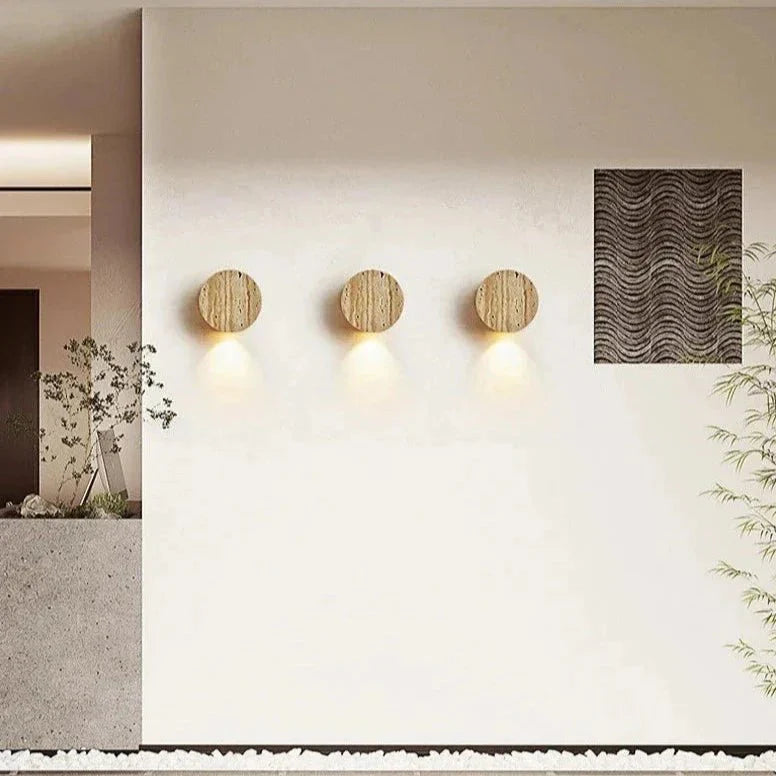 Illuminez votre Espace avec la élégante Lampe Murale Beige Travertijn