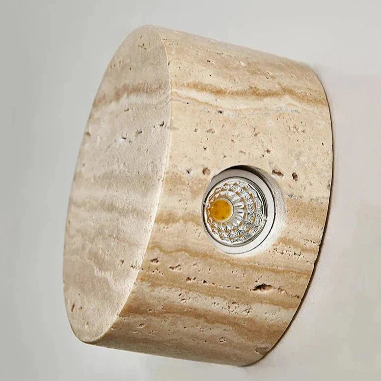 Illuminez votre Espace avec la élégante Lampe Murale Beige Travertijn