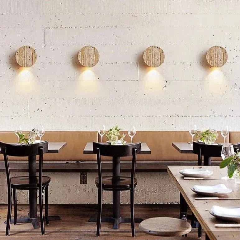 Illuminez votre Espace avec la élégante Lampe Murale Beige Travertijn