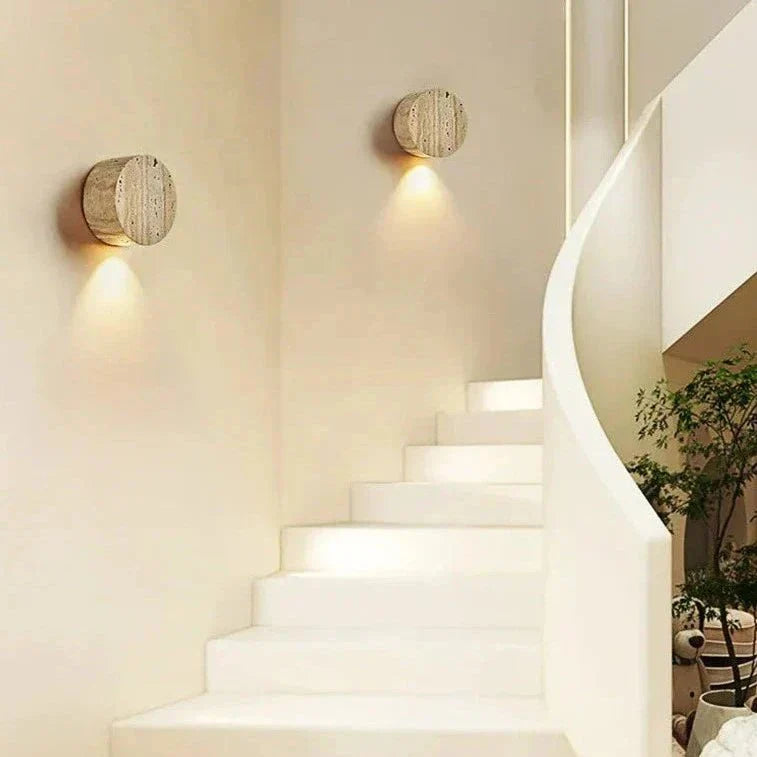 Illuminez votre Espace avec la élégante Lampe Murale Beige Travertijn