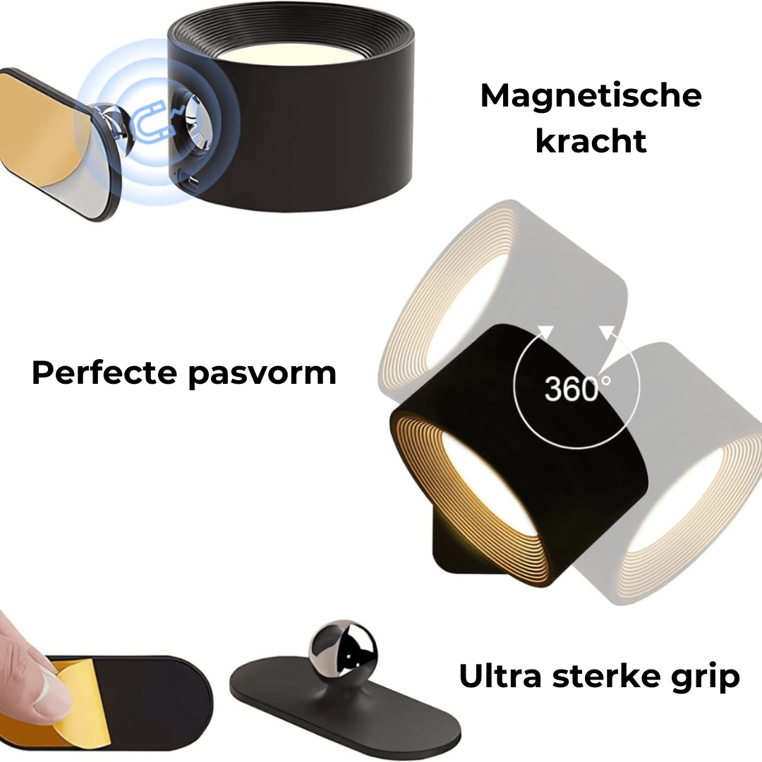 Lampe Murale Oplaadbare 360° Flexiglow pour un éclairage Amoureux