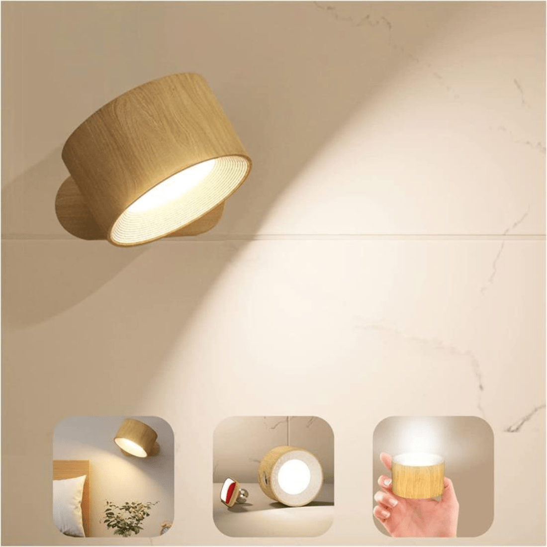 Lampe Murale Oplaadbare 360° Flexiglow pour un éclairage Amoureux