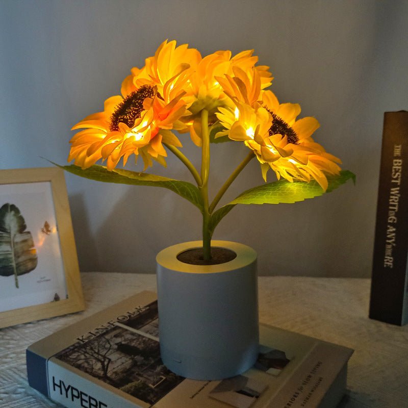 Cette Lampe éclatante de Tournesol pour une Lumière Douce et Chaleureuse