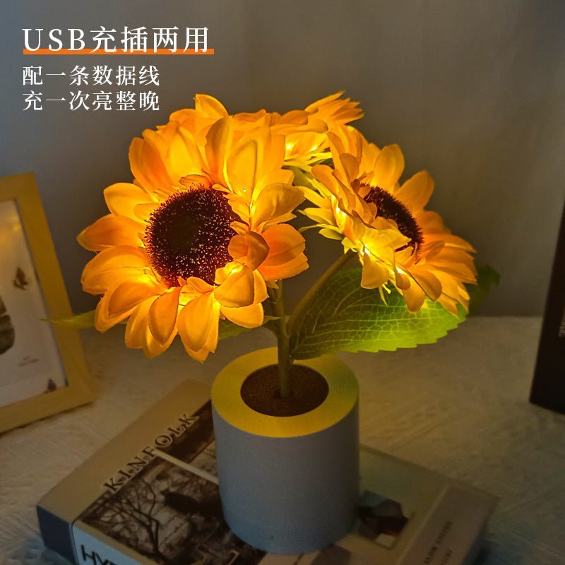 Cette Lampe éclatante de Tournesol pour une Lumière Douce et Chaleureuse