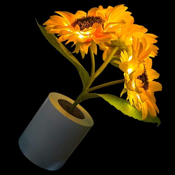 Cette Lampe éclatante de Tournesol pour une Lumière Douce et Chaleureuse