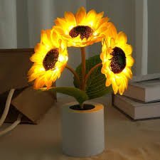 Cette Lampe éclatante de Tournesol pour une Lumière Douce et Chaleureuse