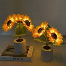 Cette Lampe éclatante de Tournesol pour une Lumière Douce et Chaleureuse