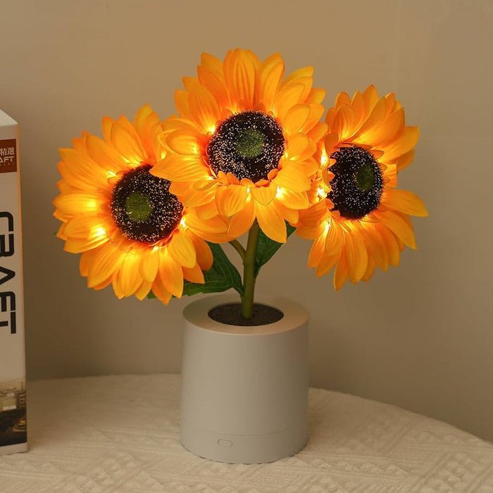 Cette Lampe éclatante de Tournesol pour une Lumière Douce et Chaleureuse