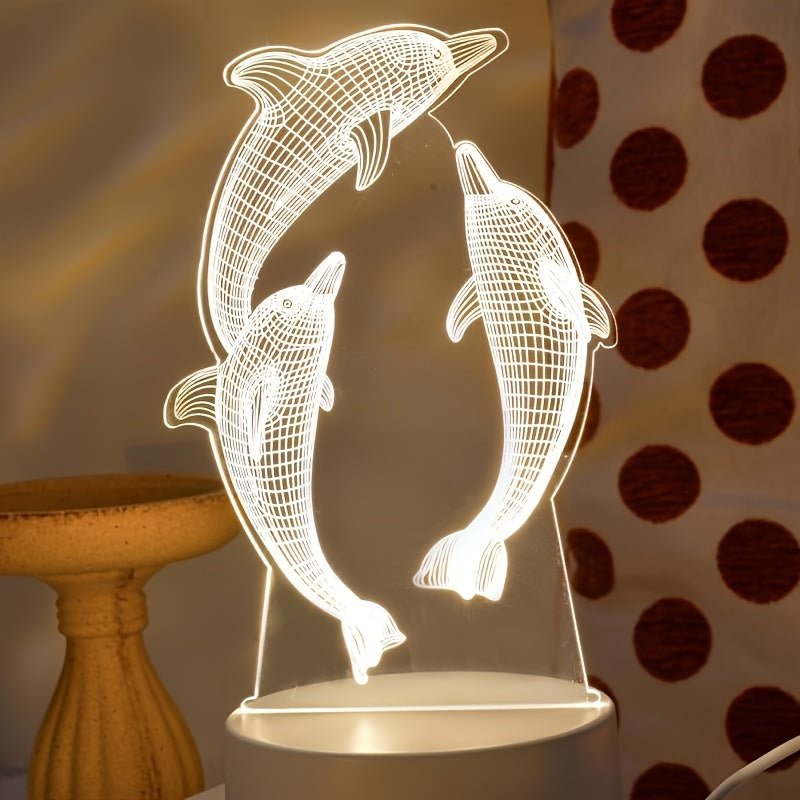 Illusion Tischlampe Geodolfijn pour un Moderne Chez