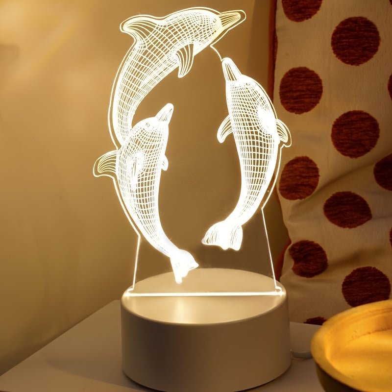 Illusion Tischlampe Geodolfijn pour un Moderne Chez