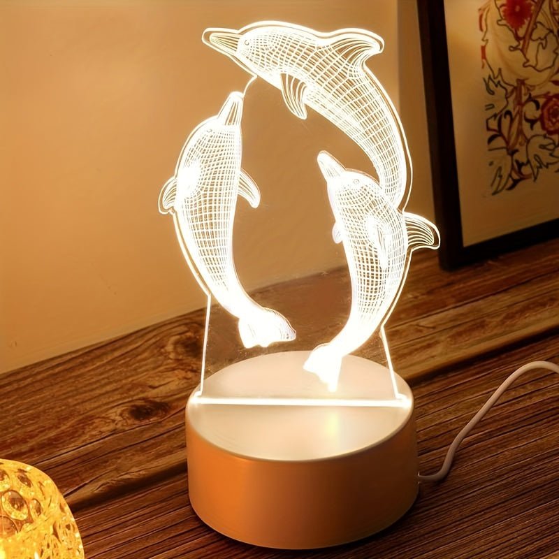 Illusion Tischlampe Geodolfijn pour un Moderne Chez