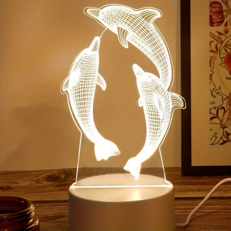 Illusion Tischlampe Geodolfijn pour un Moderne Chez