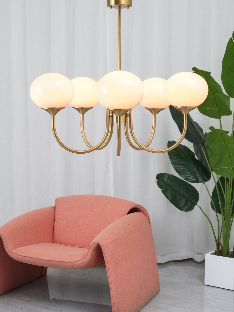 Lueur D'amour : Kronleuchter Aus Marshmallow au Design Moderne
