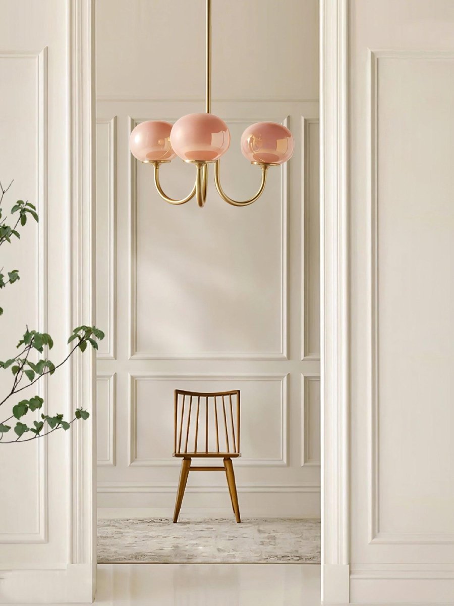 Lueur D'amour : Kronleuchter Aus Marshmallow au Design Moderne