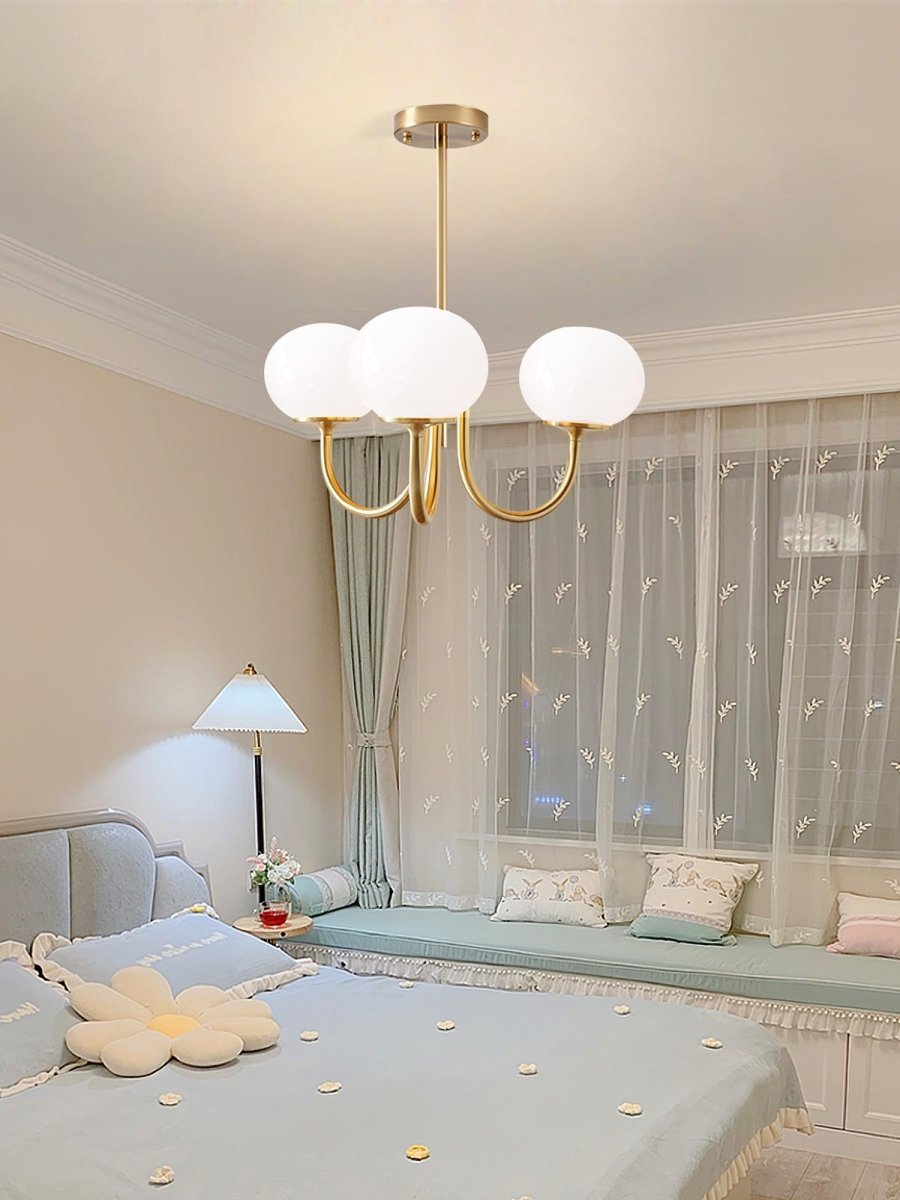 Lueur D'amour : Kronleuchter Aus Marshmallow au Design Moderne