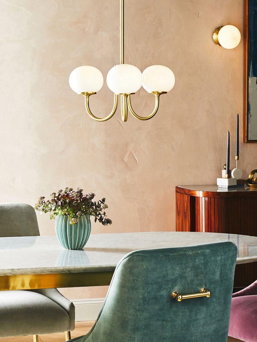 Lueur D'amour : Kronleuchter Aus Marshmallow au Design Moderne