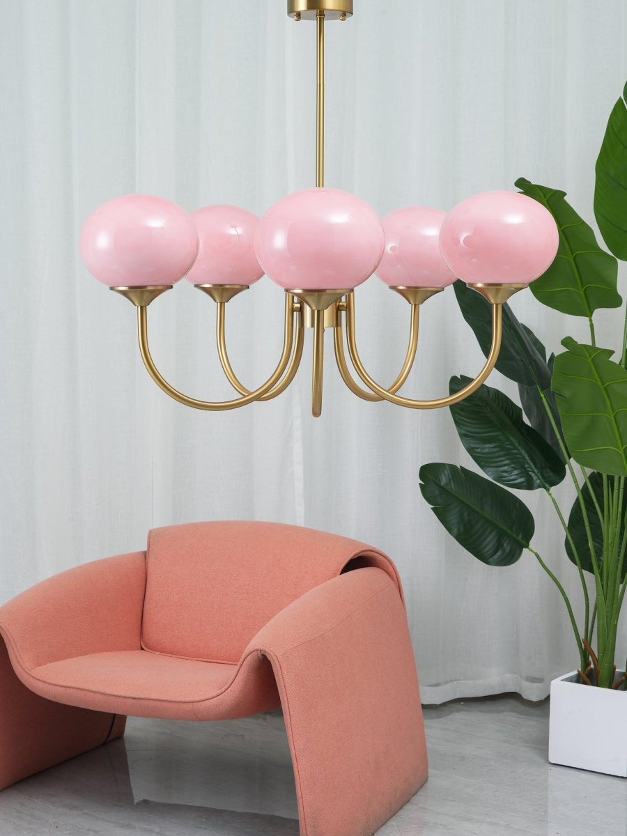 Lueur D'amour : Kronleuchter Aus Marshmallow au Design Moderne