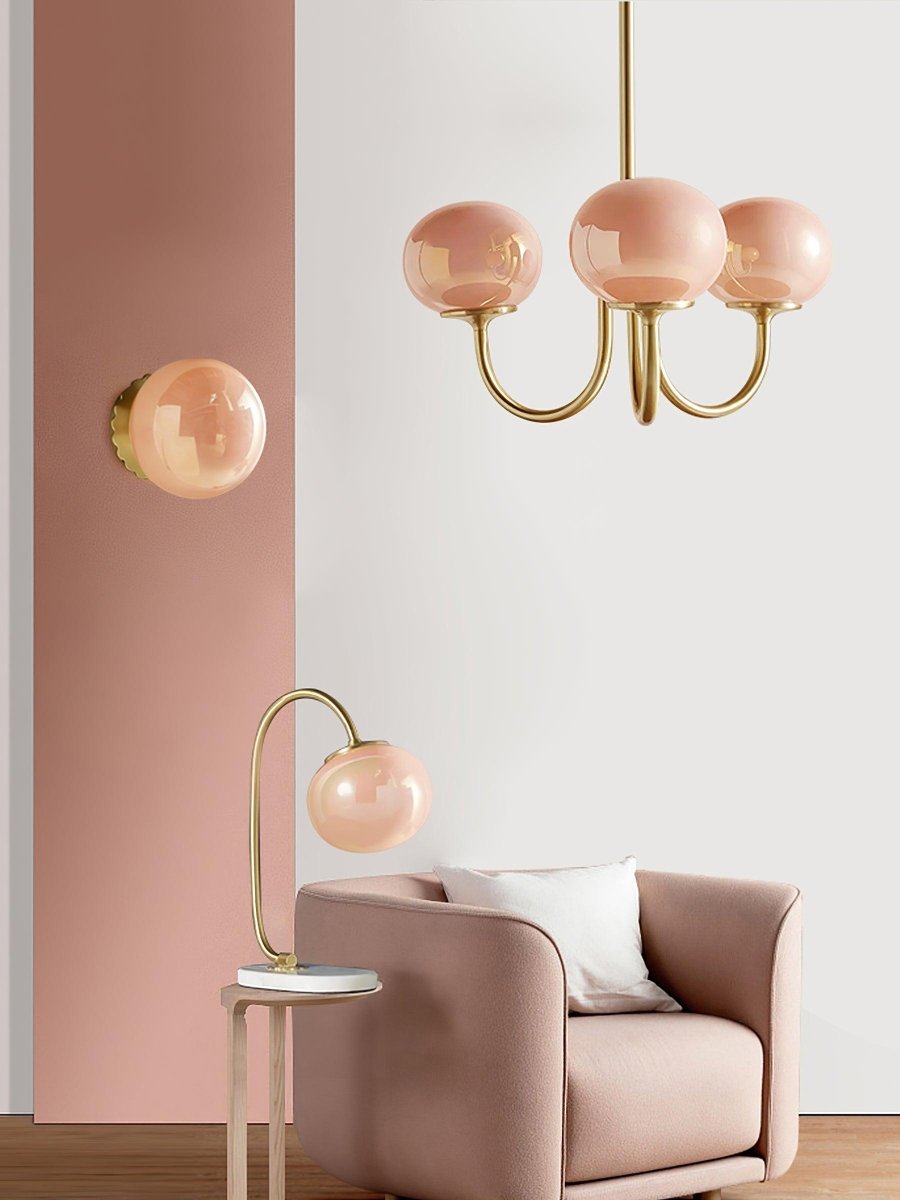 Lueur D'amour : Kronleuchter Aus Marshmallow au Design Moderne