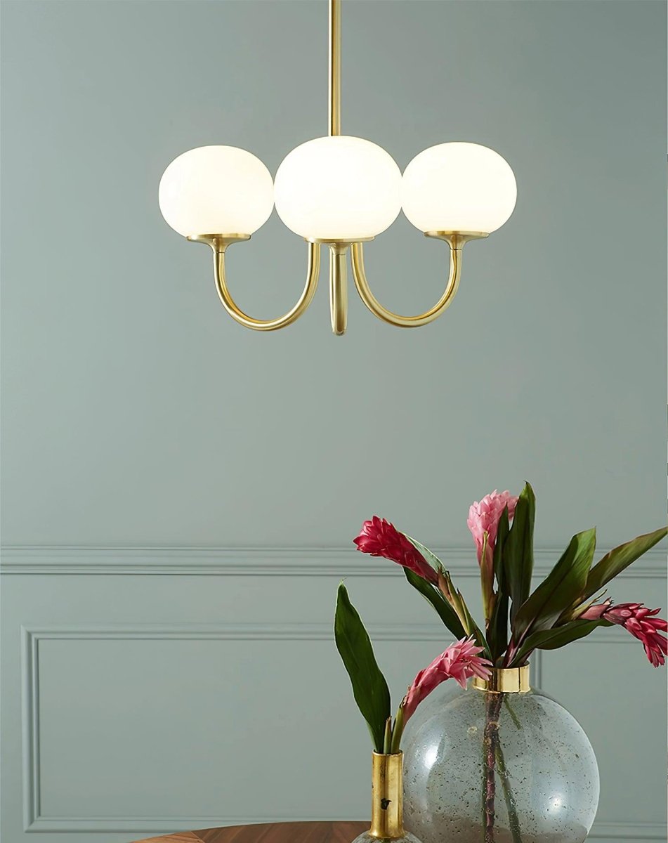 Lueur D'amour : Kronleuchter Aus Marshmallow au Design Moderne