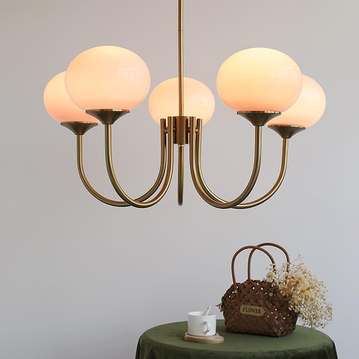 Lueur D'amour : Kronleuchter Aus Marshmallow au Design Moderne